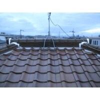 屋根面戸漆喰補修