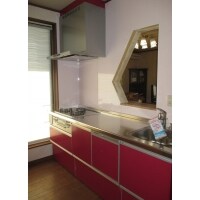 洋室の一部を改築しキッチンスペースを新設