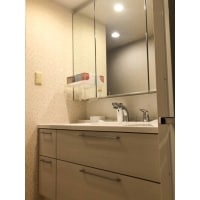 優しい雰囲気の洗面室・浴室のリフォーム