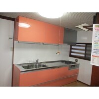 明るく可愛い台所へ