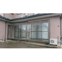 テラスで洗濯物は年中無休