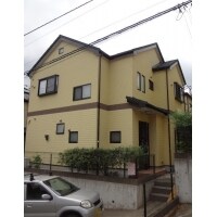千葉県市川市　ソフトリシンの外壁塗装と屋根の葺き替え