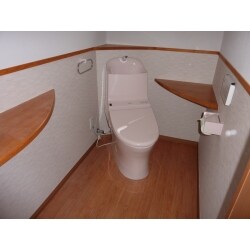 使い勝手の良さを追求した節水型トイレ