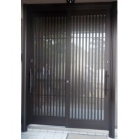 玄関引戸の取替え