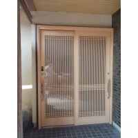 玄関引戸の取替え