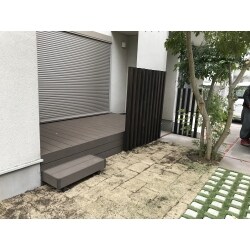 古いウッドデッキをリニューアル