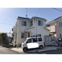 外壁塗装。元のイメージを大切に、綺麗に丈夫に仕上げました!