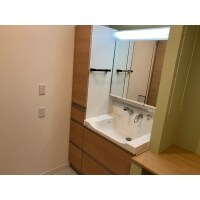 深さのある洗面ボウルに交換しました