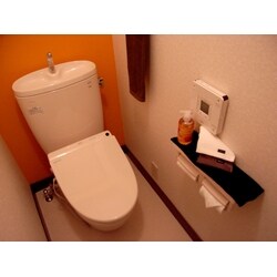 カラーがポイントのトイレリフォーム