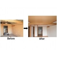 内装改修工事　～ジュラク塗り替え・床･壁･天井