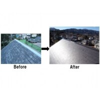 屋根塗装工事　～天窓漏水修繕～