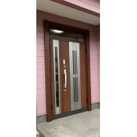 開口を広くし、使いやすい玄関ドアに!