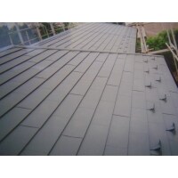 屋根葺き替え工事（カバー工法,　かぶせ葺き）
