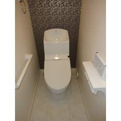 遊びにこられたお友達に好評なトイレとなりました。