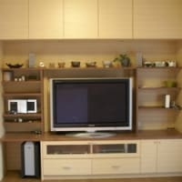 インテリア性のある大型壁面収納