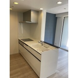 キッチンは腰壁も造作し、少しコンパクトに。
必要最低限の大きさで、手入れも簡単な商品をお選び頂きました。
内装も全面張替えし、とても素敵な空間に生まれ変わりました。