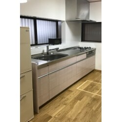 L型からI型のキッチンへリフォーム