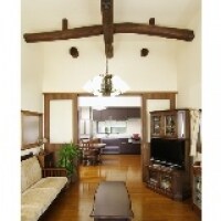 野物のあるリビング