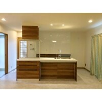 アイランドキッチンを主役にしたLDK