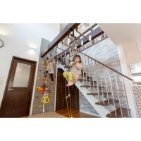 リビングの吹き抜けをアミューズメントスペースに