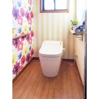 華やかなトイレ空間