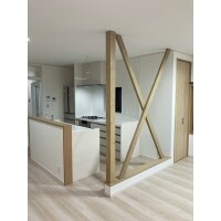 明るく開放的なLDKに。