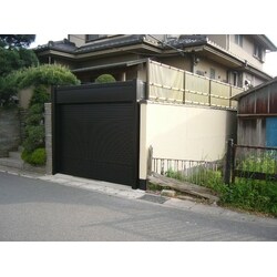 車庫　電動シャッター　ｴｸｽﾃﾘｱ工事