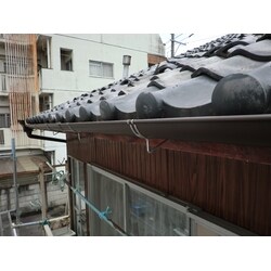 不具合を解消した雨樋架け替え工事