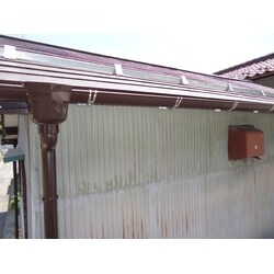 不具合を解消した雨樋工事