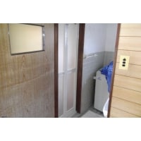 不具合を解消した浴室ドア取替工事