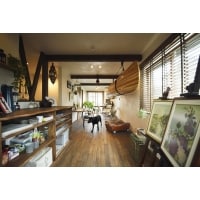 無垢材や飾り梁で上品なヴィンテージスタイルに