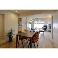 LDKを中心に暮らしせる心地のよい間取りにフルリノベーション