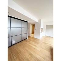 愛犬スペースと収納場所を設けた洋室