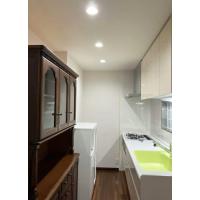 パッと明るいこだわりのキッチン空間