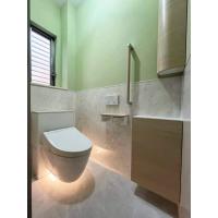 フロートタイプ「FD」で清掃しやすく、見た目も美しいトイレ空間