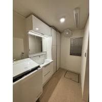 スライドパントリーで収納力がアップした洗面所