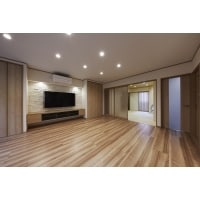 大勢で集まっても楽しめる大空間リビングが自慢のお家