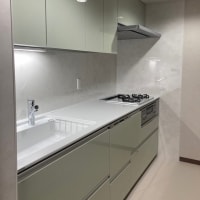相模原市中央区のマンションでシステムキッチン入れ替え工事他