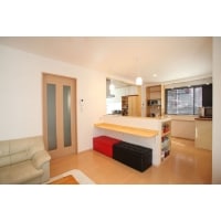 キッチンの配置を変えて、スペースを有効活用!