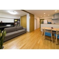 家族みんな集える広々とした自慢のリビング