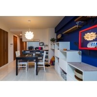 キャットウォークがあるリビング