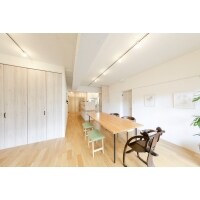 LDKを中心に、親子の笑顔があふれる家