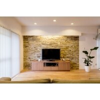 自然素材に癒される家