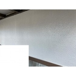 モルタル外壁の塗装をしました。
経年による退色や雨だれによって汚れが付着していました。
シリコン塗料の3回塗りですっきり綺麗に仕上がりました。