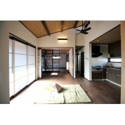 とても素敵な和モダンテイストの平屋住宅です