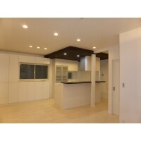 家事楽々!回遊型のおしゃれなキッチン!