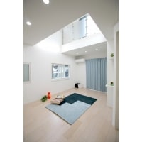 1Fリビング天井を吹き抜けに!風通りの良い住まいに変身!