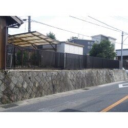 木製フェンスをアルミフェンスに取替しました。