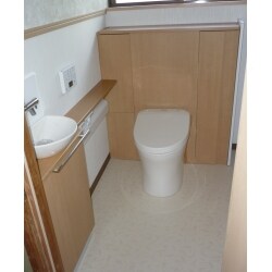 収納抜群なトイレ空間へ
