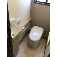 タンクレストイレにも、簡単に手洗い取付できます!